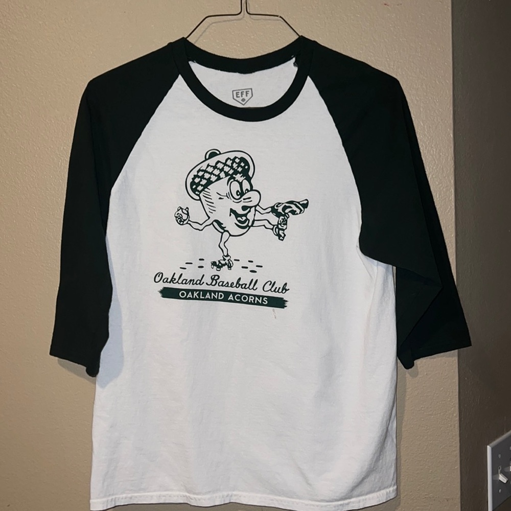 Ebbets Field Flannels Oakland Acorns 3/4 Tee